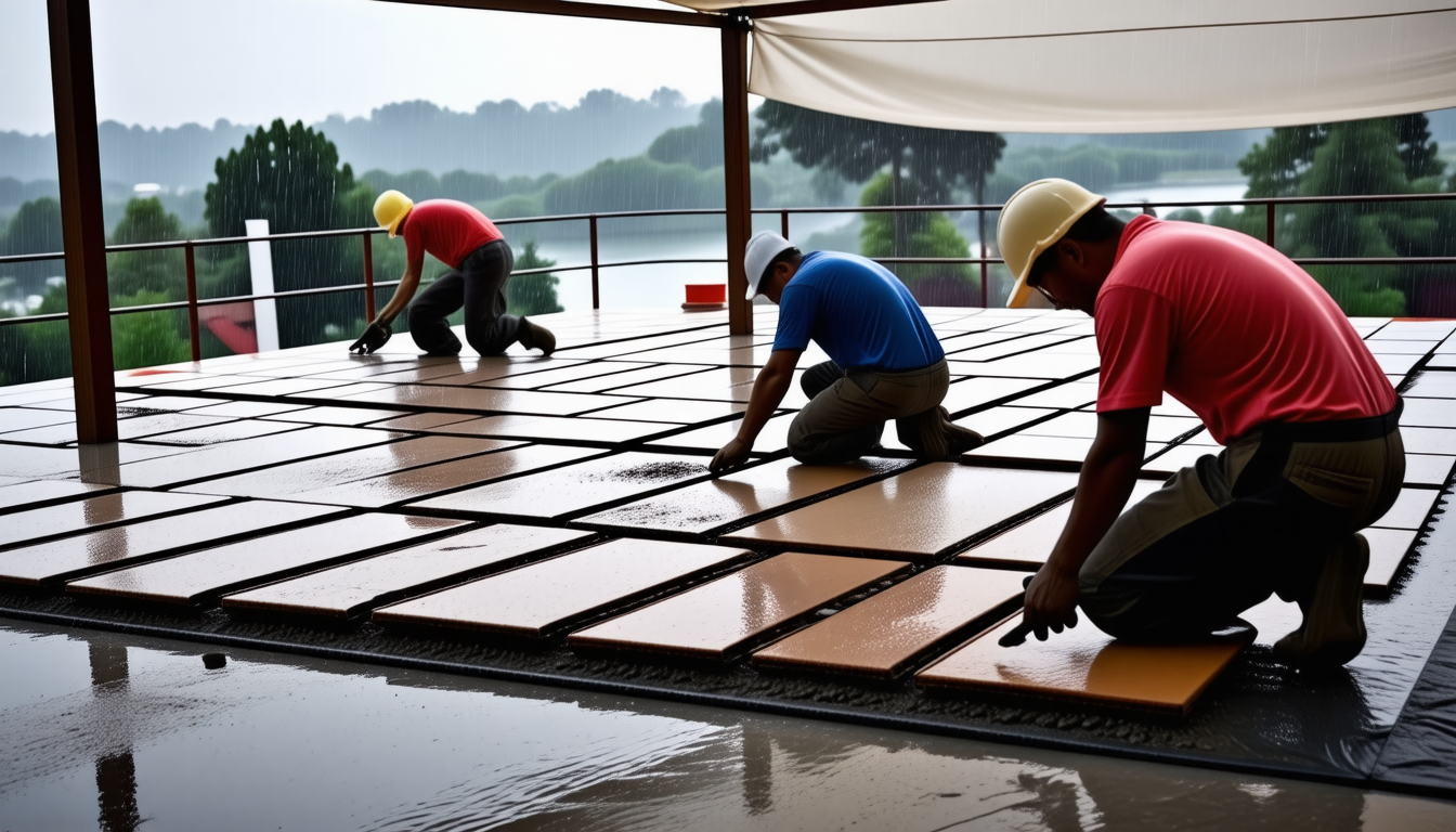 découvrez s'il est possible de poser du carrelage sur une terrasse lorsqu'il pleut, les risques à éviter et les conseils pour réussir vos travaux malgré une météo capricieuse.